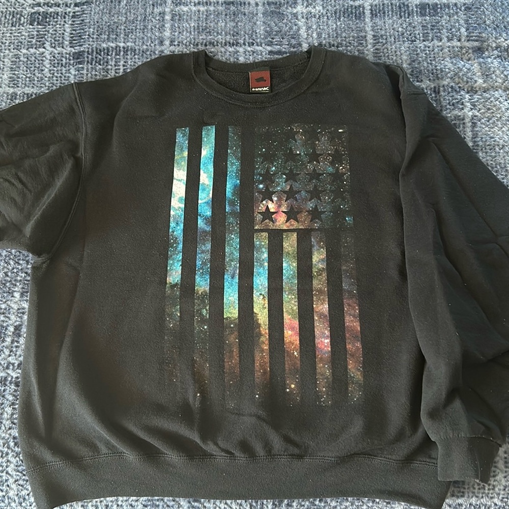 Tony Hawk brand American Flag Sweater Men’s XL